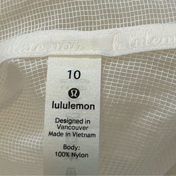 Lululemon Clear Intention Jacket in White NWT Size 10 - Picture 10 of 16